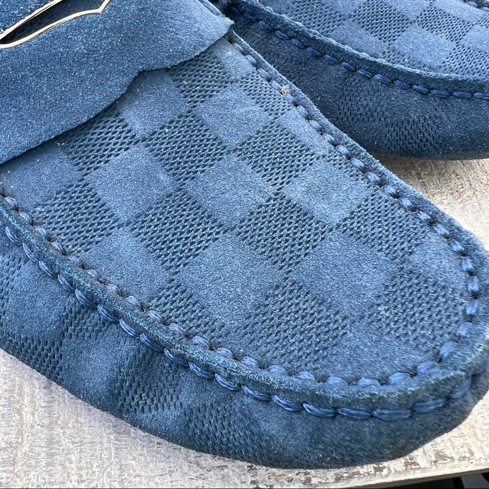Louis Vuitton Blue Loafers - Picture 8 of 12